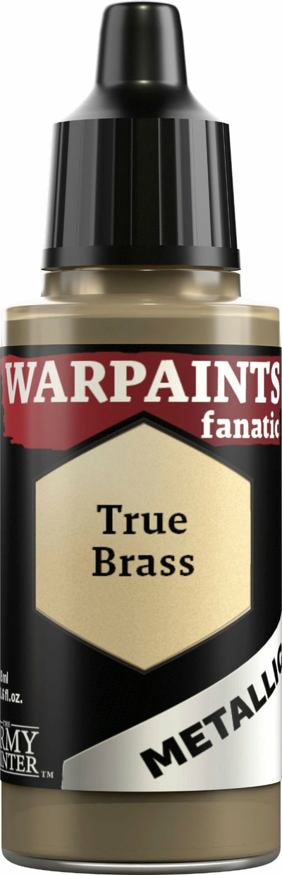 Bojë akrilike The Army Painter Warpaints Fanatic True Brass, metalike, 18ml