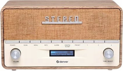Radio digjitale Denver DAB-36, DAB+, Bluetooth, 5W