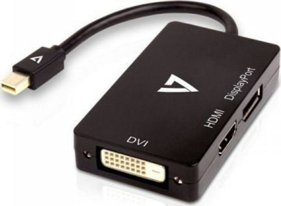 Adapter Mini DisplayPort V7, DP HDMI DVI, 10cm, i zi