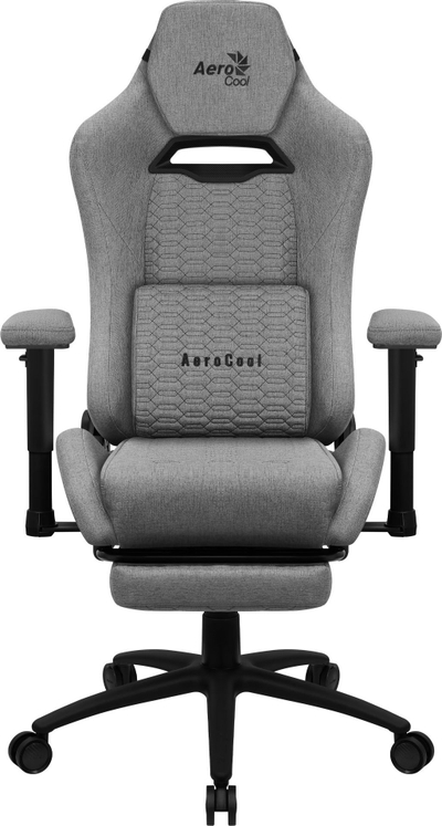 Karrige lojrash Aerocool Royal AeroWeave, deri 150 kg, krahë 2D, gri