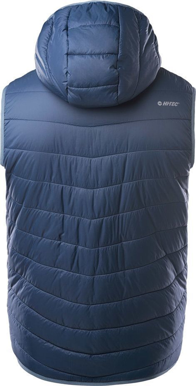 Jelek për meshkuj Hi-Tec Sinlus, i mbushur, me kapuç, blu navy