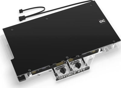 Bllok uji për GPU Alphacool Eisblock Aurora RTX 4090 Master V.2, akrilik edhe nikël, me backplate, i zi transparent