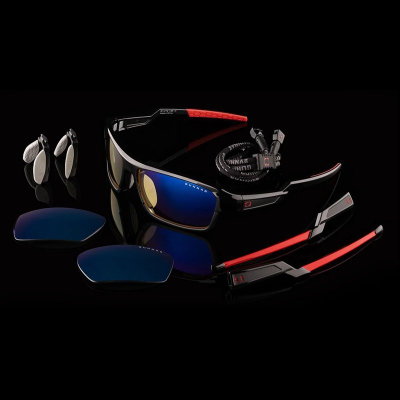 Syze gaming Gunnar LIGHTNING BOLT 360 LI3-00101, për dritë blu, madhësia 60, të zeza