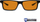 Syze gaming Gunnar VER 00112, që mbajnë dritën blu, lente qelibar, kornizë e zezë