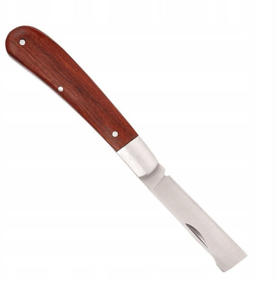 Thikë kopshtarie për shartim Greenmill, teh 16 cm, çelik inox, dorezë druri