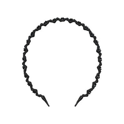 Shirit për kokë Invisibobble True Dark Sparkle, i zi