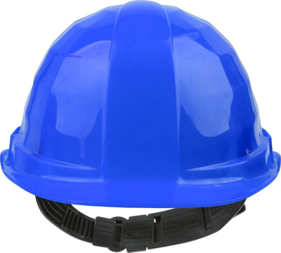 Helmetë sigurie Wolfcraft 1, PE, 52 62 cm, blu