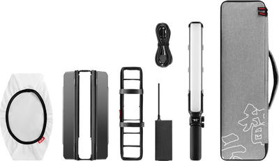 Dritë tub LED Zhiyun Fiveray V60 Combo, 100W, temperaturë ngjyre e rregullueshme, e zezë