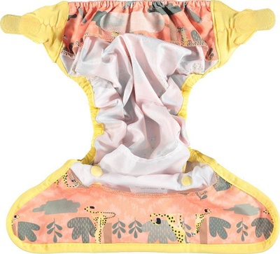 Повторно употреблива навлака за пелена Close Caboo Cover, со велкро, 3-16 kg, модел Cheetah
