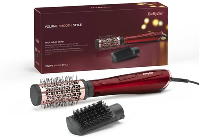 Furçë rrotulluese për flokë Babyliss AS812PE, 2 shpejtësi, 800W, rozë
