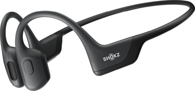 Kufje sportive Shokz OpenRun Pro, Bluetooth 5.1, me mikrofon, ngjyrë e zezë