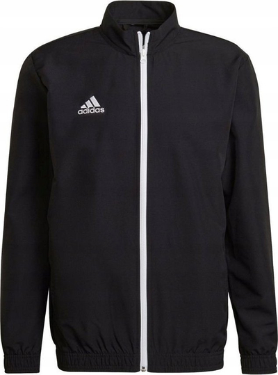 Bluzë sportive Adidas Entrada 22 M H57534, për burra, me zinxhir komplet, e zezë