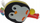 Set raketash me shkumë Adar Penguin, me top, shumëngjyrësh
