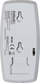 Безжичен детектор за движење EVOLVEO Alarmex Pro ACSALMPIR, WiFi 2.4 GHz, PIR, бел