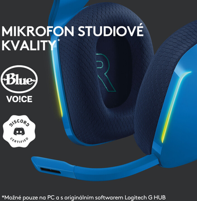 Kufje Logitech G733 Lightspeed, të kaltra
