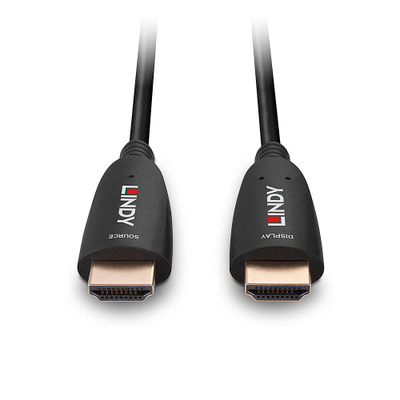 Kabllo HDMI Lindy 38510, 10m, HDMI 2.1, e zezë