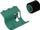 Kit mirëmbajtje Lexmark 40X4608, rrotë ADF Separator Roll me guidë, për X651 X652 X654 X656 X658, jeshile