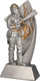 Figurinë zbukuruese Tryumf Cast Firefighting, 17.5cm, ngjyrë bronzi