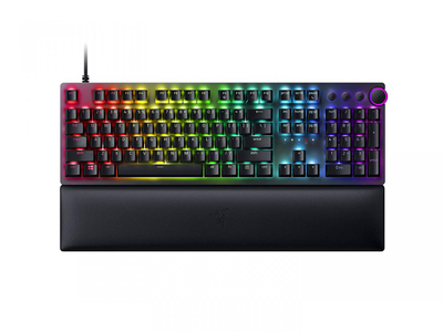 Tastierë gaming Razer Huntsman V2, optike, linear Red, US layout, e zezë