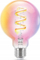 Llampë e zgjuar WiZ Filament G95, LED RGB 6.3W, Wi-Fi E27, transparente