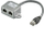Adapter rrjeti Microconnect MPK419, Cat5e F UTP, 0.15m, ngjyrë argjendi