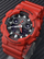 Orë për meshkuj Casio G-Shock GA100B-4A, e kuqe