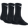 Çorape Nike Men 3PPK Lightweight Crew, set 3 palë, Dry FIT, të zeza dhe të bardha, L