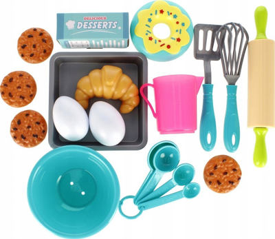 Set kuzhine lodër MEGA CREATIVE 524184, me ëmbëlsira, shumëngjyrësh