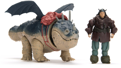Set figurash Spin Master How to Train Your Dragon Gronckle dhe Fishlegs, 2 pjesë, mbi 4 vjeç, shumëngjyrësh