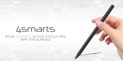 Stilolaps dixhital 4smarts Active MPP për Microsoft Surface, i zi