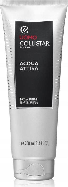 Гел за туширање и шампон за мажи Collistar Uomo Acqua Attiva, 2 во 1, 250 ml
