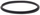 Unazë gome X-Stream Rubber Ring BK 250, EPDM, vulosëse, e zezë