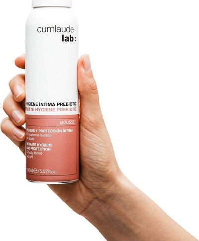 Shkumë intime Cumlaude Lab Prebiotic, pH acid, 150ml, e bardhë