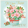 Kartolinë urimi HENRY Card KW Flower Box, 15 x 15 cm, me zarf, shumëngjyrëshe