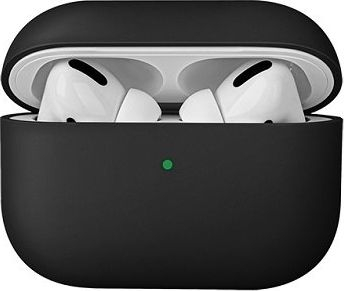 Kasë mbrojtëse silikoni Uniq Lino për AirPods Pro, e zezë