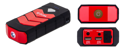 Startues makine me powerbank Yato YT-83081, 9000mAh, 12V, i zi e kuqe
