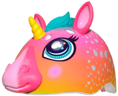 Helmetë biçiklete Raskullz Super Rainbow LED FS, për kalamaj 5-8 vjeç, 50-54 cm, shumëngjyrëshe