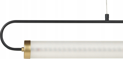 Lampë varëse LED HENRY, metal, dritë e ngrohtë 3000K, e zezë