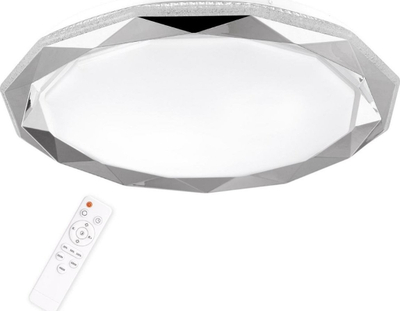 Llambë tavani LED Glossy 1, 51cm, 72W, me telekomandë, e bardhë