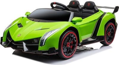 Makina elektrike për fëmijë Lean Cars Lamborghini Veneno, 12V, telekomandë prindërore, jeshile