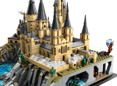 Set ndërtimi LEGO Harry Potter Hogwarts Castle and Grounds 76419, model koleksionues, shumëpjesësh