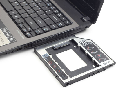Pjesë montuese për disqe Gembird 5.25" - 2.5" SLIM 12.7mm (MF-95-02)