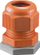 Kapëse kabllosh HENSEL AKMF 25, M25 x 1.5, 11 17 mm, IP66, portokalli