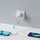 Karikues muri Ugreen 10343, 2x USB C, 20W, i bardhë