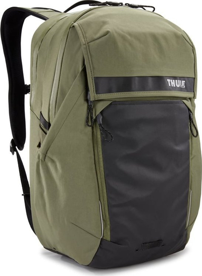 Çantë shpine Thule Paramount Commuter 27L, për laptop, që s’e hyn uji, jeshile