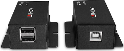 Zgjatues USB Lindy 2 porta USB 2.0, 50m, për Cat.6