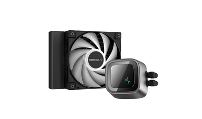Ftohës me ujë Deepcool LS320, 12 cm, i zi