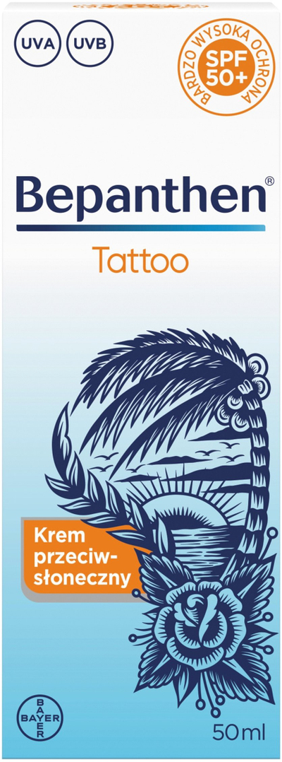 Krem dielli për tatu Bepanthen Tattoo, SPF 50+, 50 ml