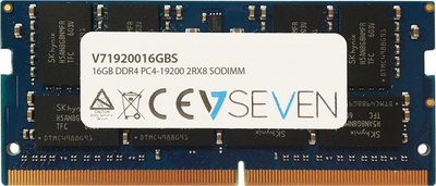 Memorie RAM laptopi V7 V71920016GBS, 16GB DDR4, 2400MHz SO-DIMM, blu