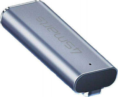 Adapter karikuesi 4smarts MagSafe 2 në USB C, 100W, gri alumini